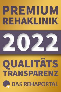 Klinikbewertungen Siegel: Premium Rehaklinik 2022 Qualitätstransparenz - Das Rehaportal